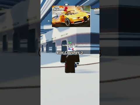 Which game is better? #roblox #carcrusher2 #drivingempire #cardealershiptycoonroblox #short