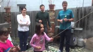 Layered marshmallow roasting technique