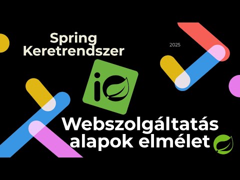 Spring 5  - Webszolgáltatás és Restful alapok: elmélet