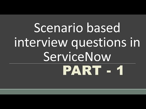 #1 Scenario based Interview questions in #servicenow  | #scriptinclude | Part -1