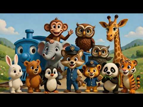 Counting to 10 with Choo Choo Train | Fun Educational Numbers Song for Kids & Toddlers