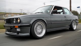 LOUD & Rowdy SUPERCHARGED V8 Swapped BMW E30 [4K]