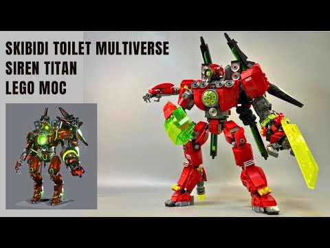 Lego Siren Titan (Skibidi toilet multiverse) #legoskibiditoilet #skibiditoilet #lego #sirentitan