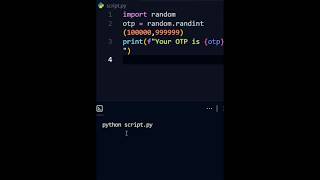 I Made a Fake OTP Generator in Python
