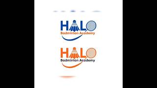 Halo Badminton Academy Logo Design  #logodesigner #logodesign #badmintonlogo #logodesignservices