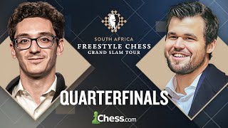 Freestyle Chess Grand Slam Final: Magnus v. Fabiano & Levon v. Hans Headline Quarterfinals