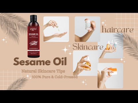 sesame oil is best for haircare and skincare | 100% cold press oil.