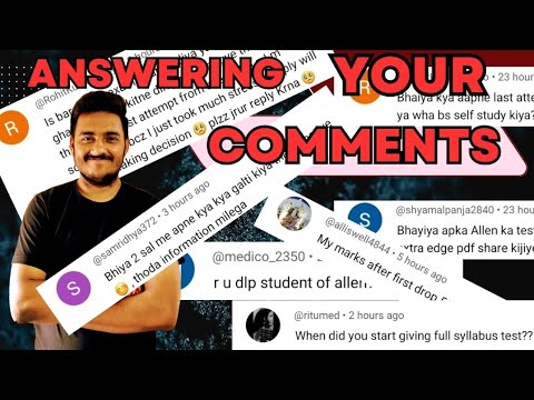 Answering Your Comments| NEET 2024 & 25 | All Doubts Cleared #neet #neet2024 #neetmotivation