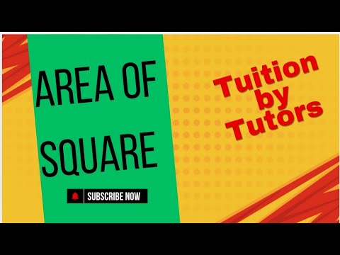 #areaofsquare #area #geometry #tuitionbytutor #mathematics #cbse#wbbse #wbchse #math#preparation
