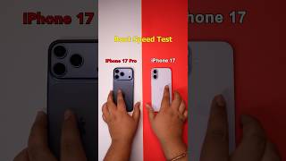 iPhone 17 Pro vs iPhone 17 speed boot test ⚡️💨