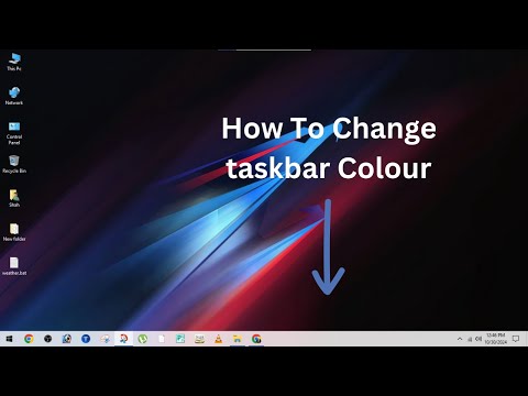 ''How to Change Your Taskbar Color in Windows 10   Easy Step by Step Guide!''