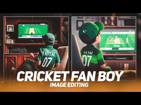 Trending 🔥 Cricket Fan Boy Image Editing With Name