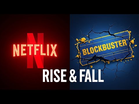 Blockbuster vs Netflix (The Rise & Fall of Blockbuster: How Netflix CDestroyed a $5B Giant)
