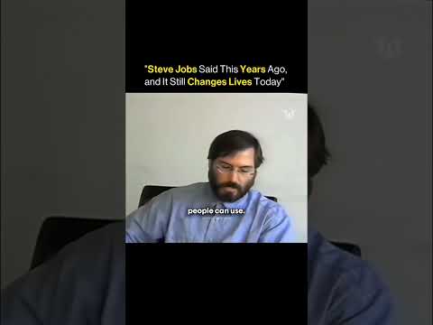Steve Jobs on Starting Young