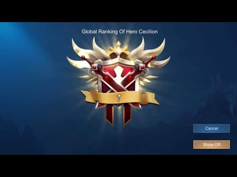 Top 1 global cecilion | lvl 9999999