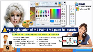 ms paint complete tutorial in English | ms paint full tutorial in english