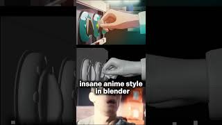 insane anime style in blender by @CGDASH #b3d