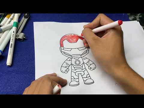 Easy Pen Drawing & Coloring | Vlog 2