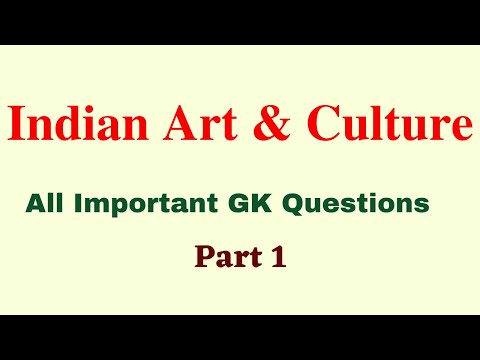 Indian Art & Culture GK Questions and Answers Part 1 | Important MCQ on  Festivals , Dance , Temple