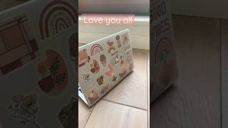 Putting stickers on my laptop  #aesthetic #sticker #laptop #stickers #positivevibes #positivity