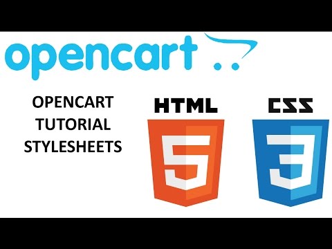 OpenCart Tutorial Part 2 - StyleSheets