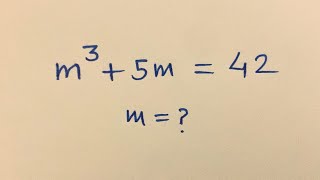 Nice Math Algebra Problem | Math Olympiad Question, Find m=?
