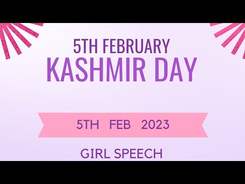 5th feburary Kashmir day Best Speech of the Year || Yom e Kashmir Best Speech 2023