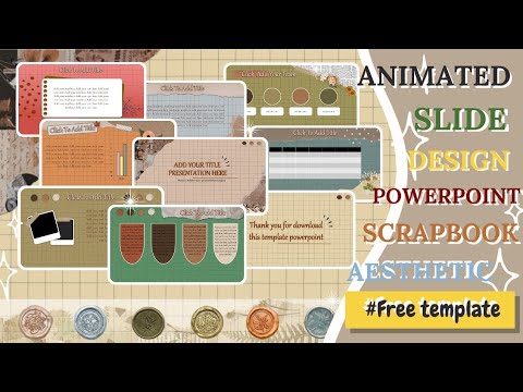 PPT Scrap Macbook Icon Theme🐾 || Animated Slide Powerpoint || Aesthetic Presentation || Easy to way🍀