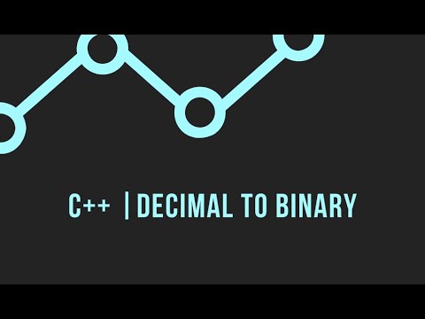 C++ Decimal to Binary