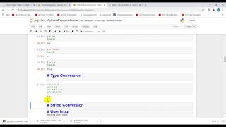 LearnPy- Type Conversion