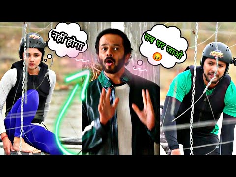 khatron ke khiladi season 12 semi finale episode 23 when rohit shetty got angry😡kanika and nishant