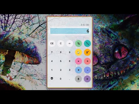 A Psychedelic Calculator in JavaScript