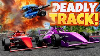 Fast Cars, Bad Drivers, DEADLY Track! (BeamNG Drive Multiplayer)