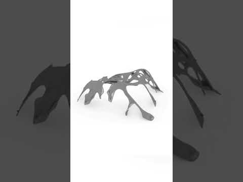 GROWTH ALGORITHM #parametricdesign #parametricform #computational #computationaldesign #shorts