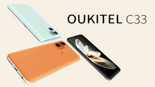 OUKITEL C33 | 8+256GB | COMPACT & Elegant Leather Housing Cover🧡🖤💙6.8'' HD & 50MP Dual Cameras📸