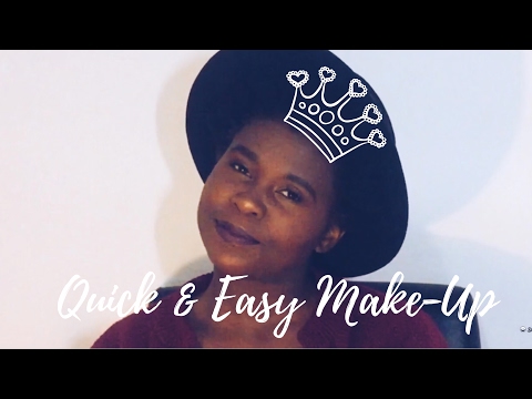Quick & Easy Everyday Make Up Tutorial|| South African YouTuber