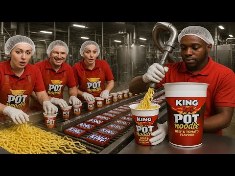 How Instant Noodles Are REALLY Made in Factories!