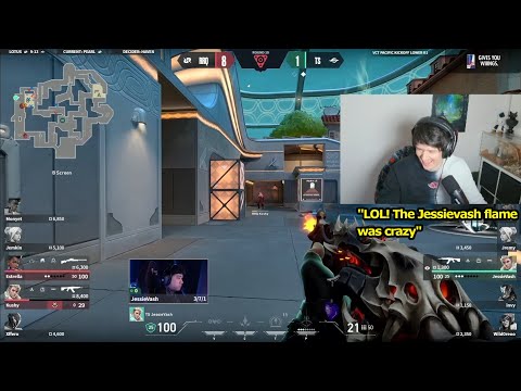 Sliggy's funny reaction to Caster Violating JessieVash against RRQ