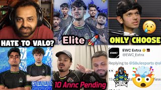 EWC react S8UL 🚀 Binks Savage Valo 👀 10 Annc Leak 🥶 Freefire Grps 🔥 Expose Podcast Sid,Thug,GODL