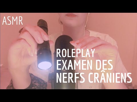ASMR FR- 👩‍⚕️ Examen médical des nerfs crâniens 🧠 - Cranial Nerve Exam 🔍