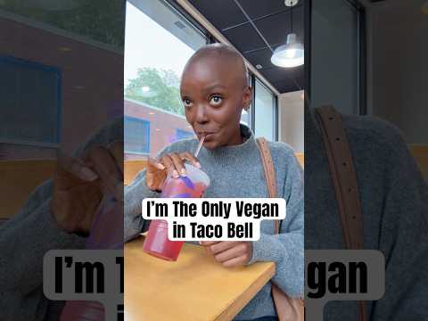 I’m the only vegan in Taco Bell #vegan #theonlyvegan