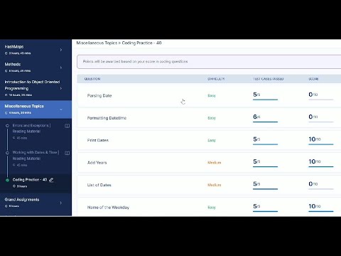 coding practice - 40 java fundamentals QA automation Testing NXTWAVE