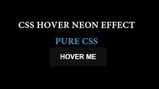 CSS HOVER NEON EFFECT INDONESIA