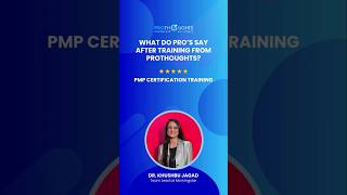 PMP Certification Training Feedback - Ahmedabad | ProThoughts Solutions
