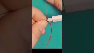 Broken charging cable?try this easy hack#charginghack#mobiletips#smartips#trending