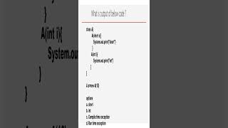 java interview questions on constructors #short