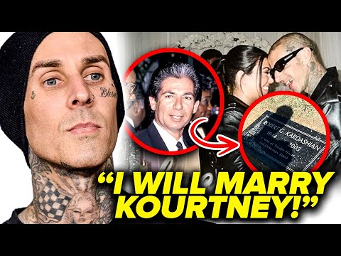 Travis Barker Goes to Robert Kardashian's Grave to Do THIS?!