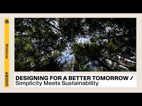 WEBINAR / Simplicity Meets Sustainability – Innovations in Low-Carbon Architecture