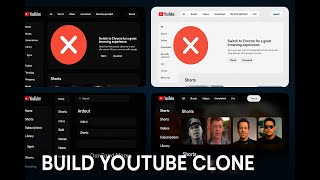 Build YouTube Clone Using HTML & CSS | Light & Dark Mode + Source Code