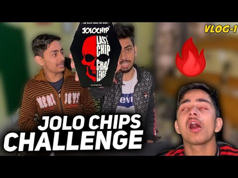 JOLO 🔥CHIPS CHALLENGE WORLD'S HOTTEST CHIPS 🔥